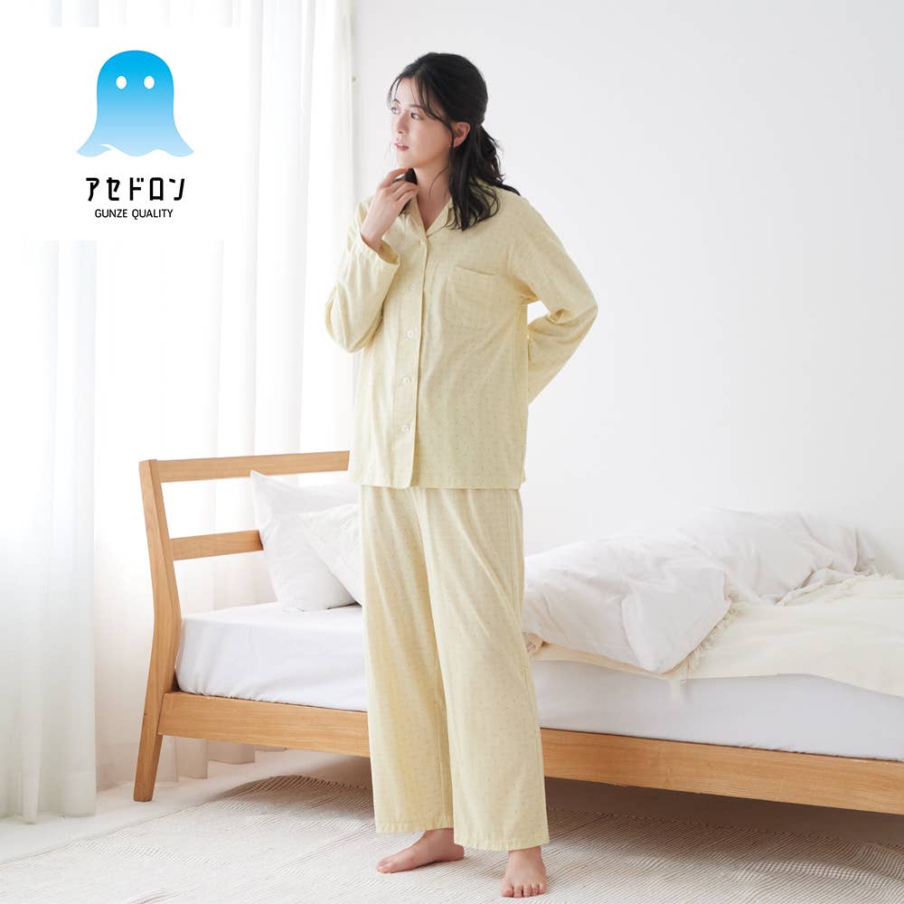 【アセドロン】天竺 長袖長パンツ パジャマ